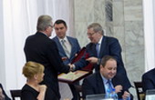 Vladimir Varnavsky was presented with a Certificate of Honor from the President of the Russian Federation